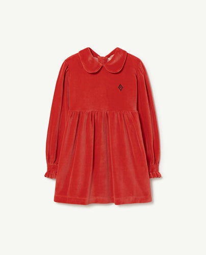 The Animals Observatory Mouse Kids Dress - Red