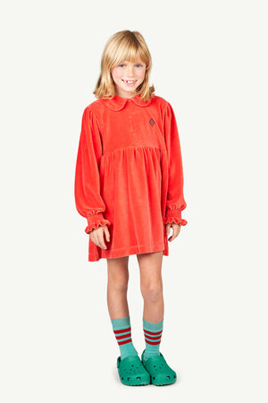 The Animals Observatory Mouse Kids Dress - Red