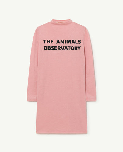 The Animals Observatory Dragon Kids Dress - Pink