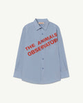 The Animals Observatory Wolf Kids Shirt - Blue Tao