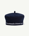 The Animals Observatory Felt Beret Hat - Navy