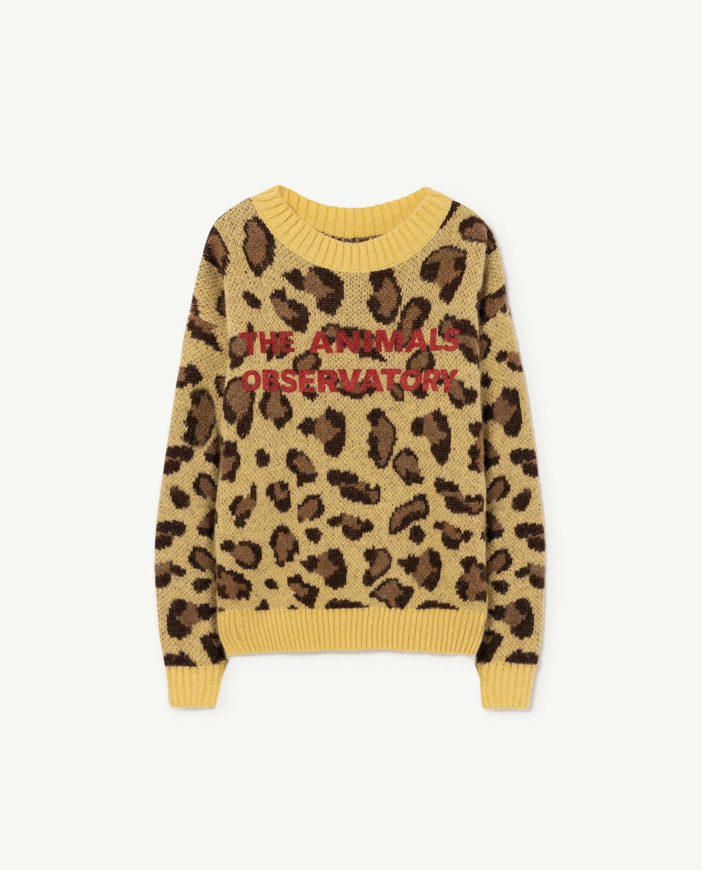 The Animals Observatory Arty Bull Kids Sweater - Yellow
