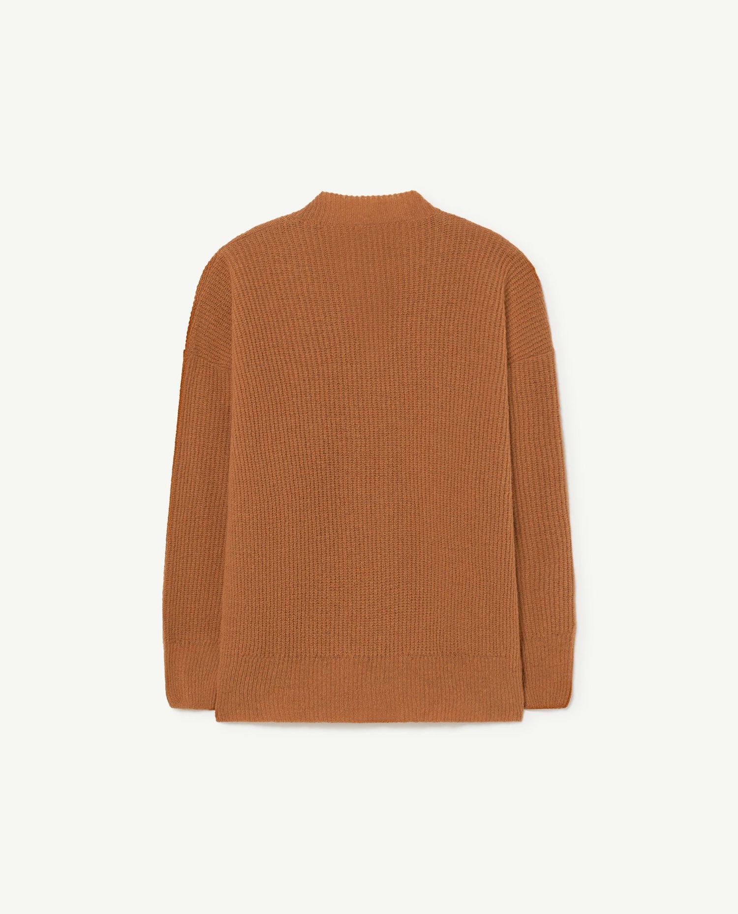 The Animals Observatory Plain Raccoon Kids Cardigan Brown