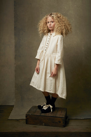 Little Creative Factory Thin Stripe Dress - Cream