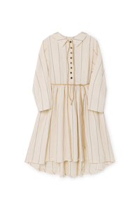 Little Creative Factory Thin Stripe Dress - Cream