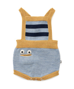 Oeuf Blabbermouth Romper - Dusty Blue