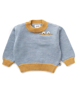 Oeuf Blabbermouth Sweater - Dusty Blue