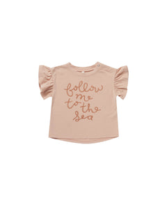 Rylee + Cru Flutter Tee - Follow Me to the Sea