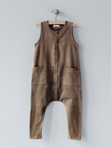 The Simple Folk The Free Range Playsuit - Walnut