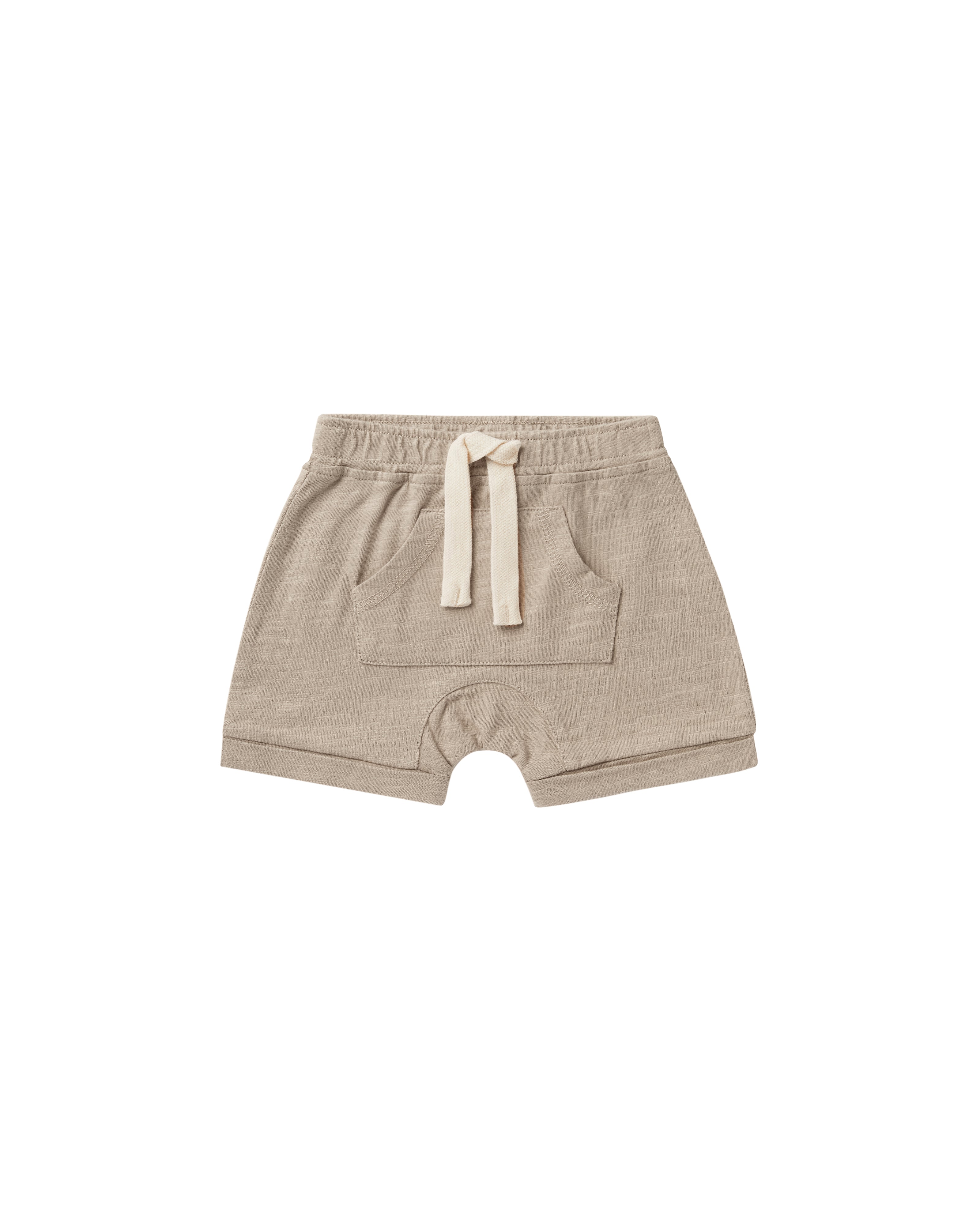 Rylee + Cru Front Pouch Short - Grey