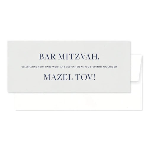 Smitten on Paper Greeting Card - Mazel Tov Bar Mitzvah