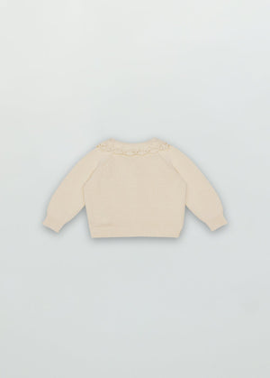The New Society Genoveva Cardigan - Vanila