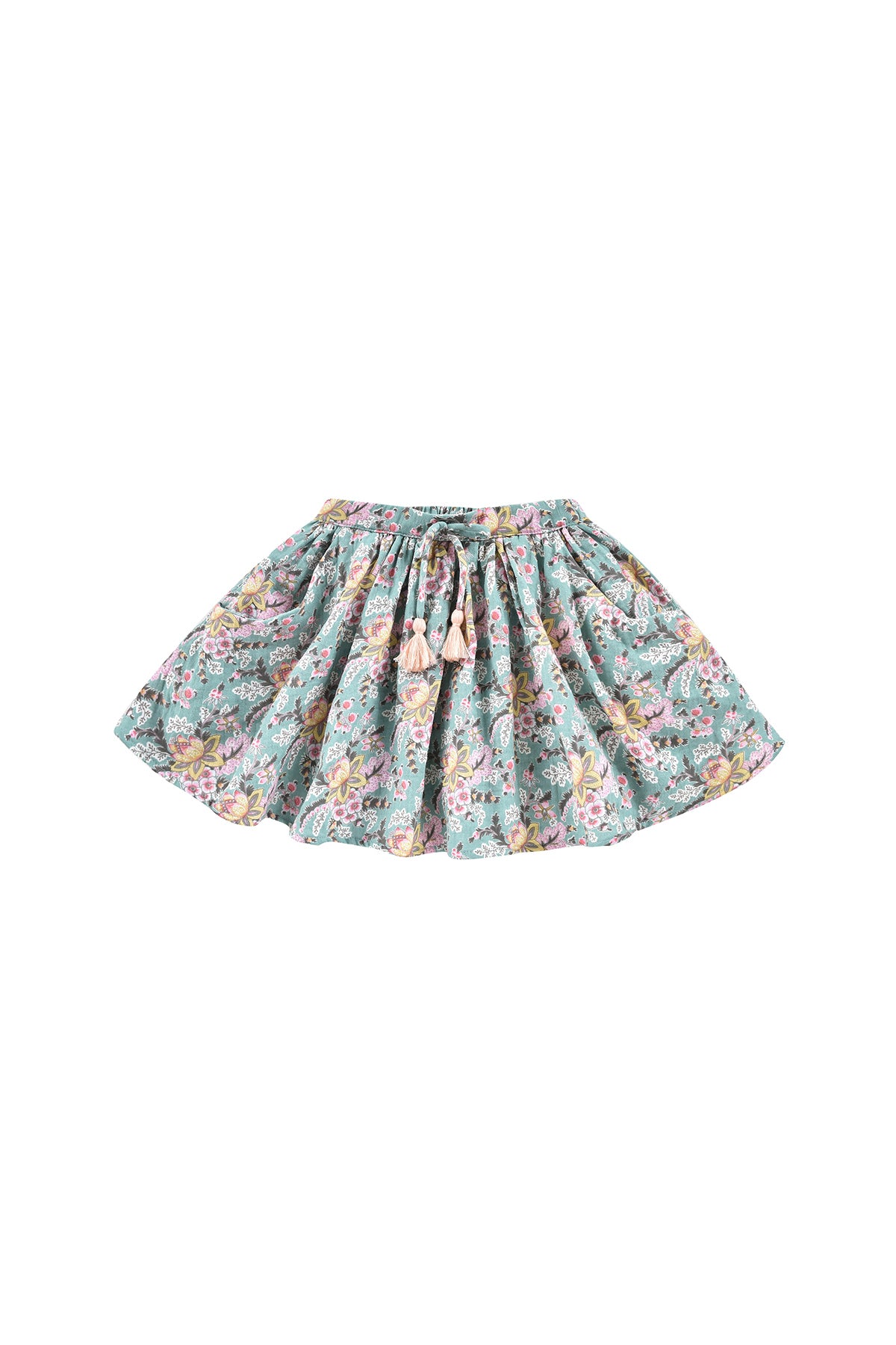 Louise Misha Audrey Skirt - Blue French Flowers