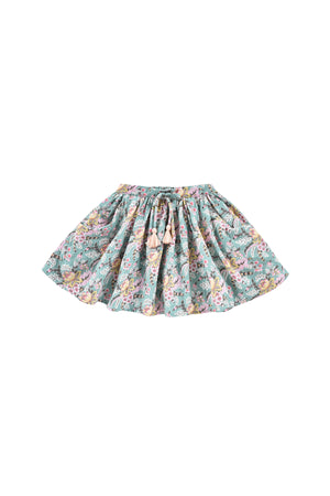 Louise Misha Audrey Skirt - Blue French Flowers