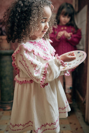 Louise Misha Dress Giena - Cream