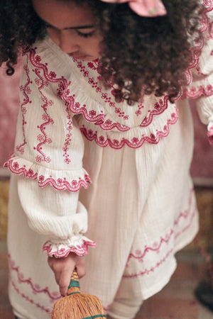 Louise Misha Dress Giena - Cream