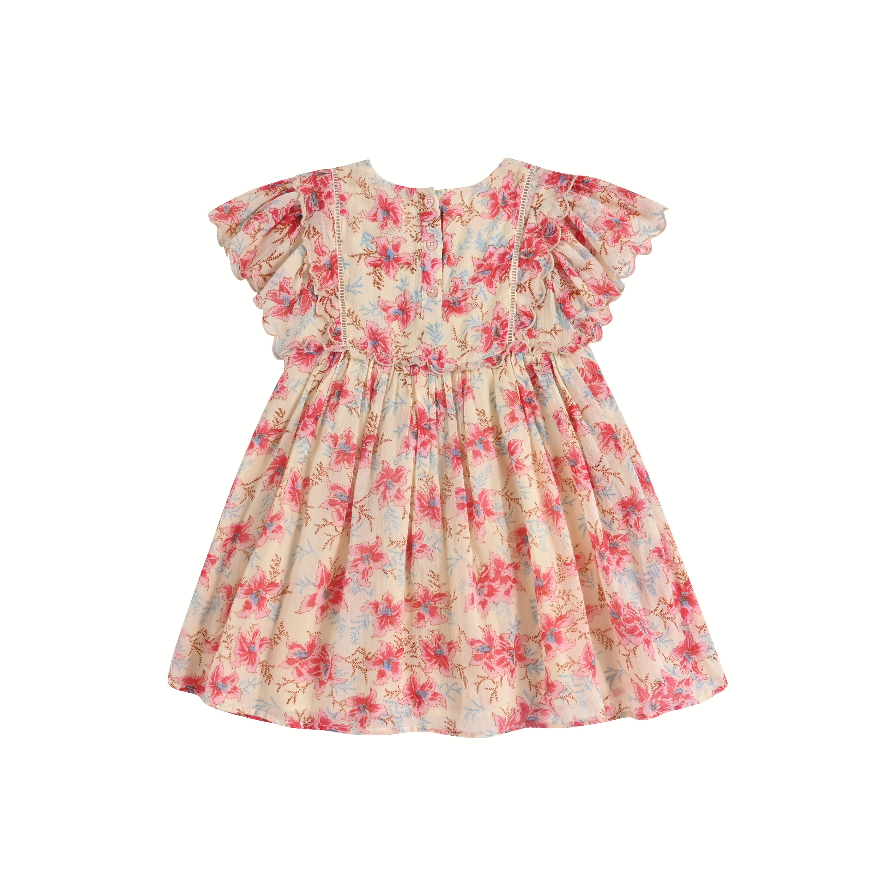 Louise Misha Siloe Dress - Raspberry Flowers