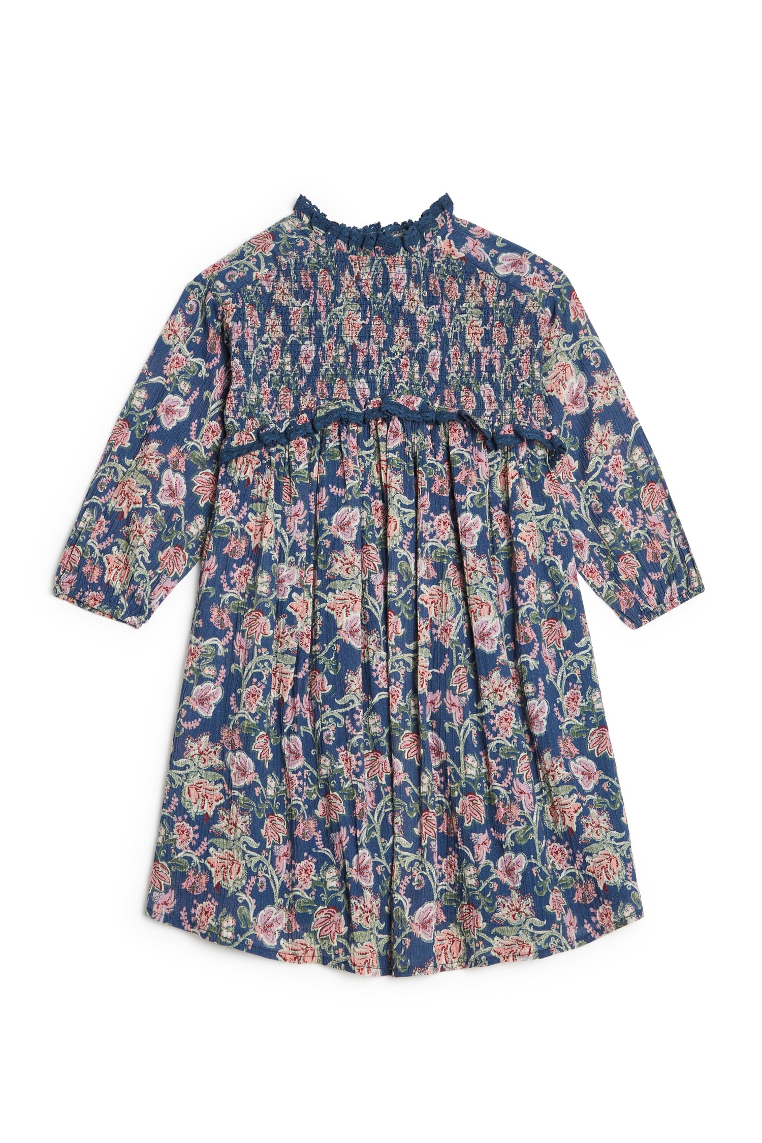 Louise Misha Dress Vexa - Blue Wild Flowers