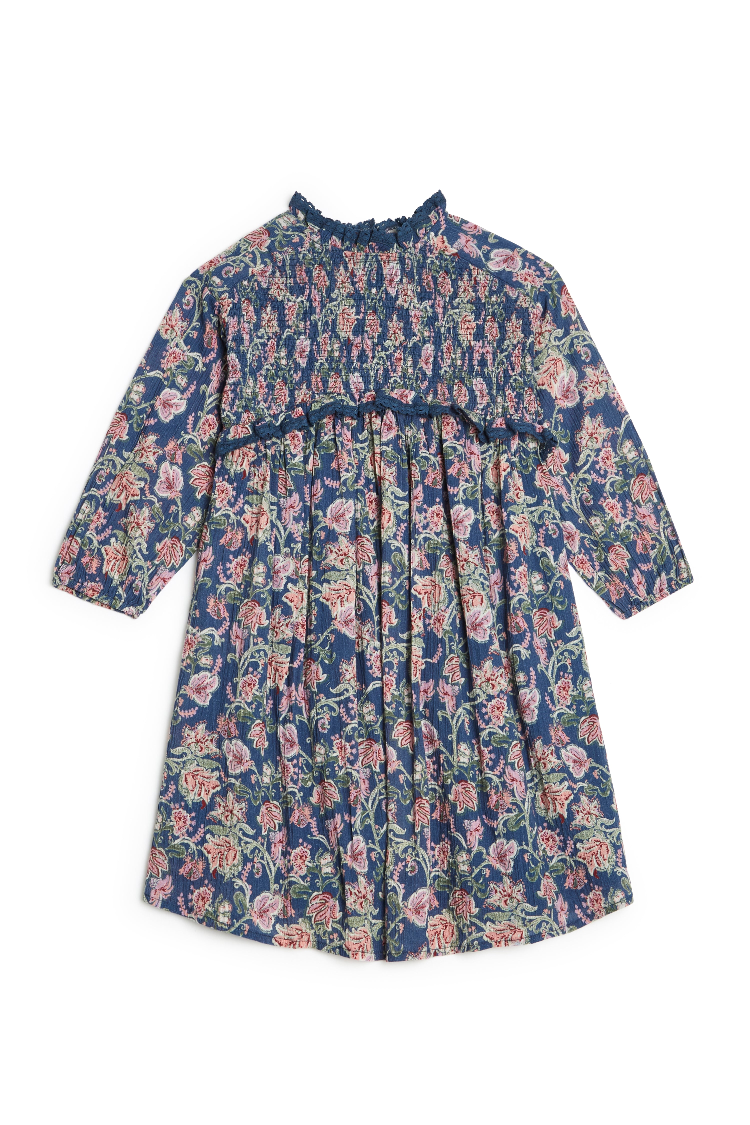 Louise Misha Dress Vexa - Blue Wild Flowers