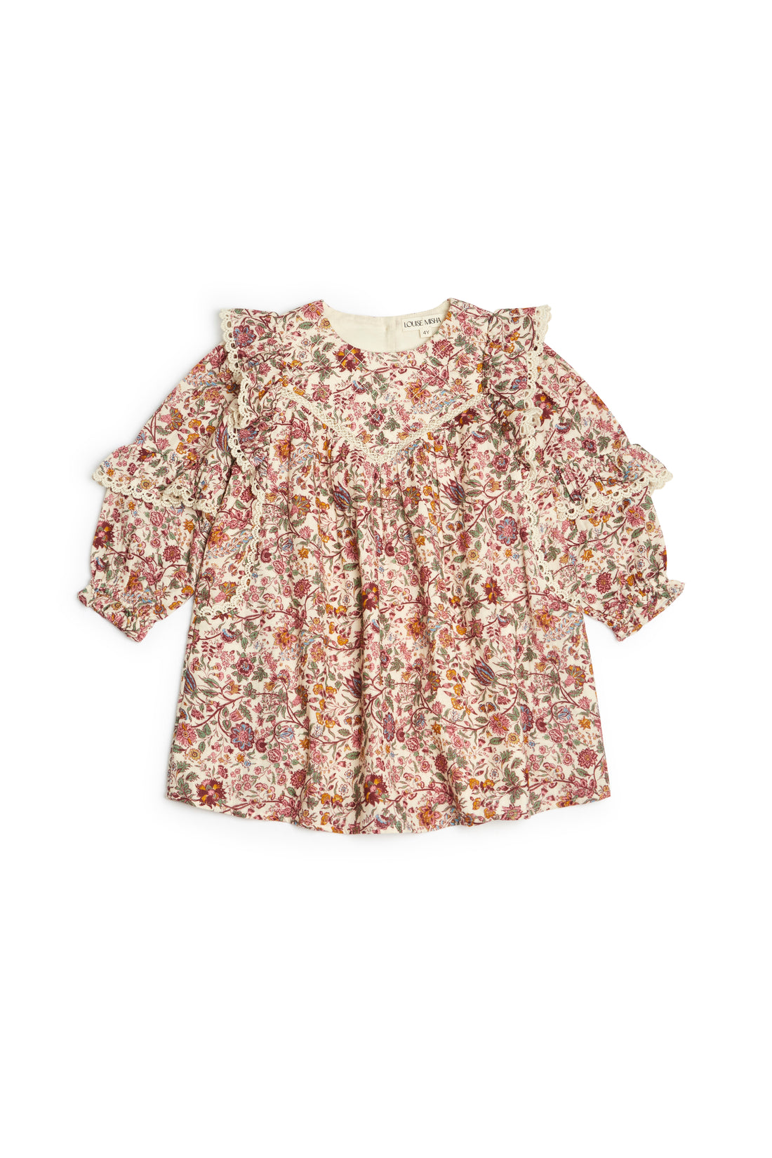 Louise Misha Dress Lara - Cream Savage Garden