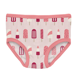 Kickee Pants Print Girl's Underwear - Macaroon Popsicles
