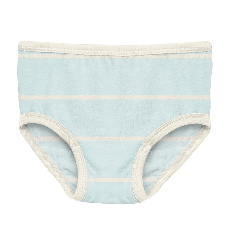 Kickee Pants Print Girl's Underwear - Fresh Air Road Trip Stripe