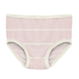 Kickee Pants Print Girl's Underwear - Macaroon Road Trip Stripe