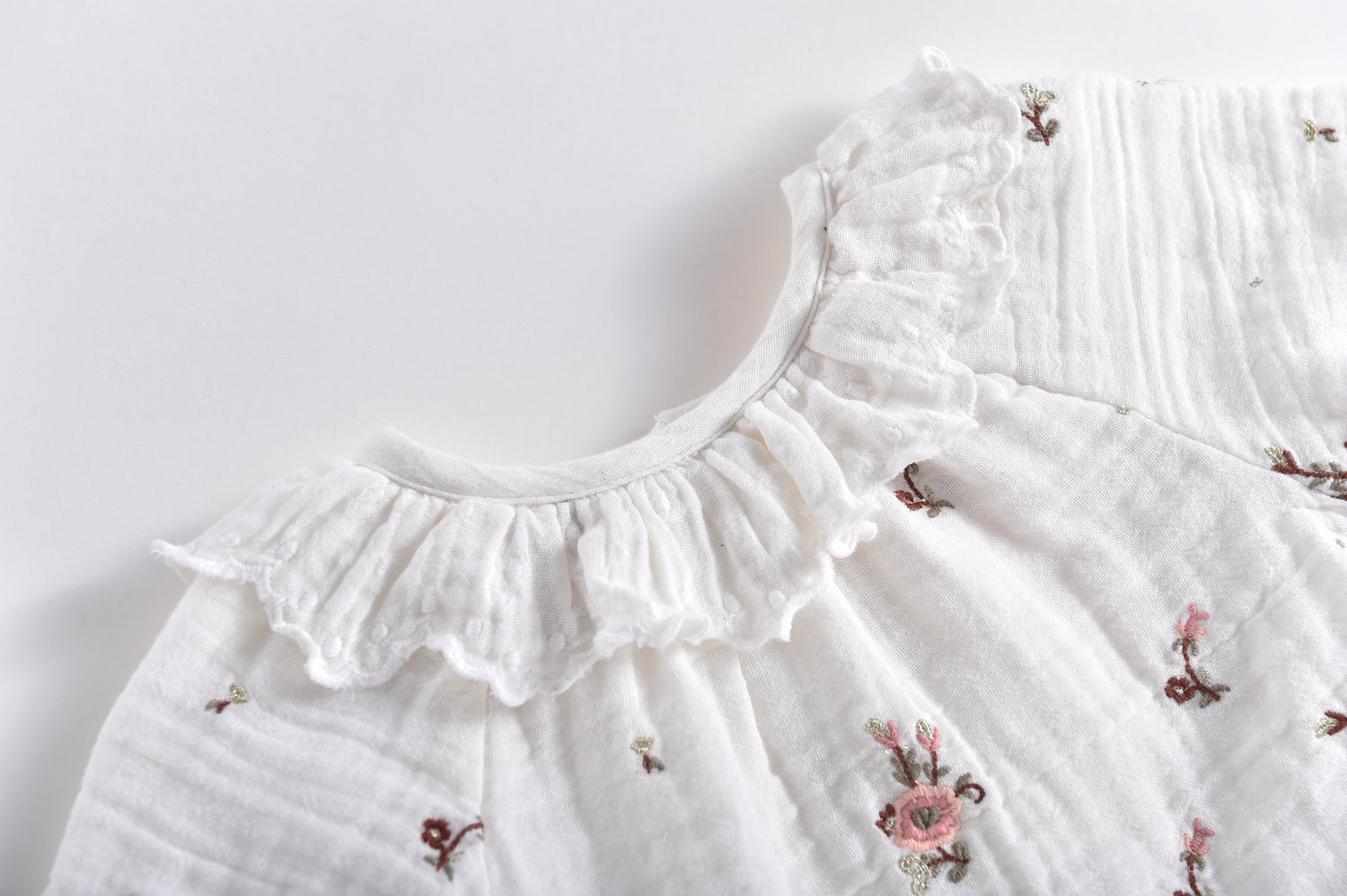 Louise Misha Sandrine Blouse - Off-White Flowers