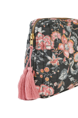 Louise Misha Pouch Teiki - Charcoal Tropical / Large