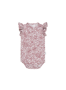 Huxbaby Floral Frill Onesie - Lilac