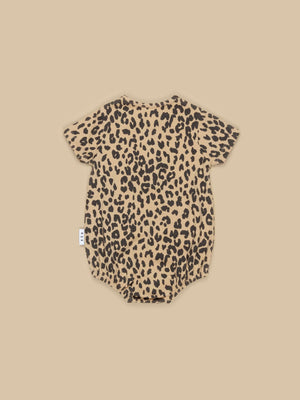 Huxbaby Leopard Bubble Onesie - Honeycomb