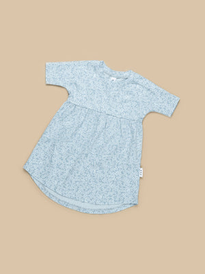 Huxbaby Floral Bunnies Swirl Dress - Frozen