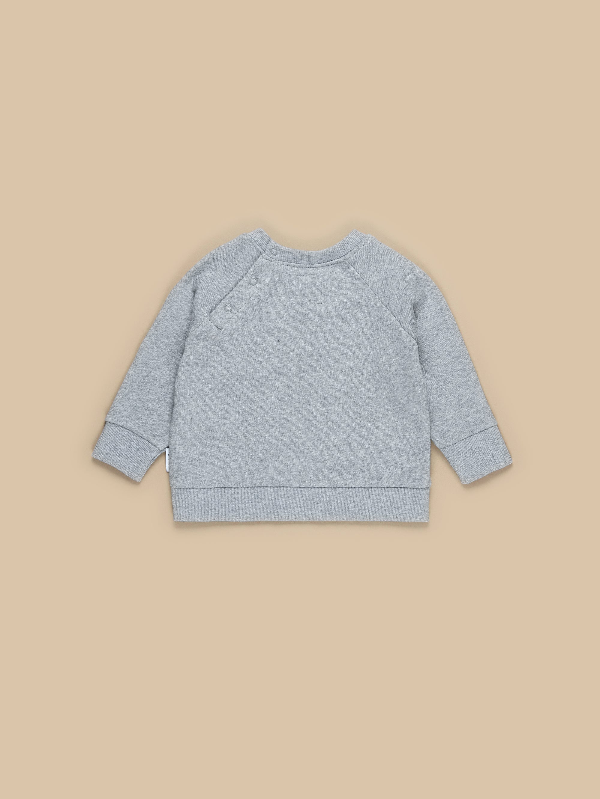Huxbaby Cool Penguin Sweatshirt - Grey Marle