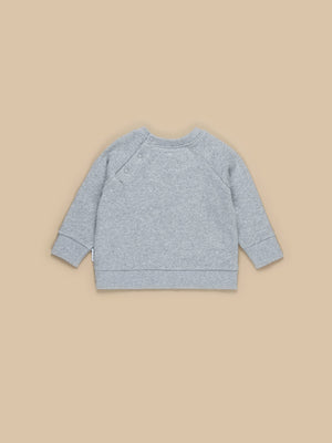 Huxbaby Cool Penguin Sweatshirt - Grey Marle