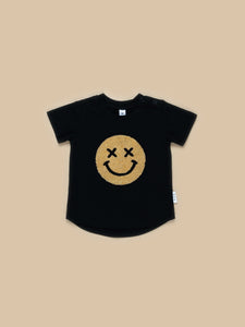 Huxbaby Smiley T-Shirt - Black