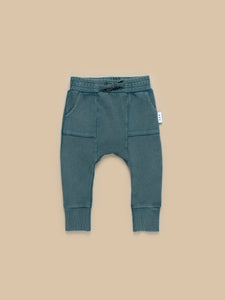 Huxbaby Pocket Drop Crotch Pant - Spruce