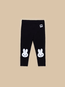 Huxbaby Bunny Knee Leggings - Black