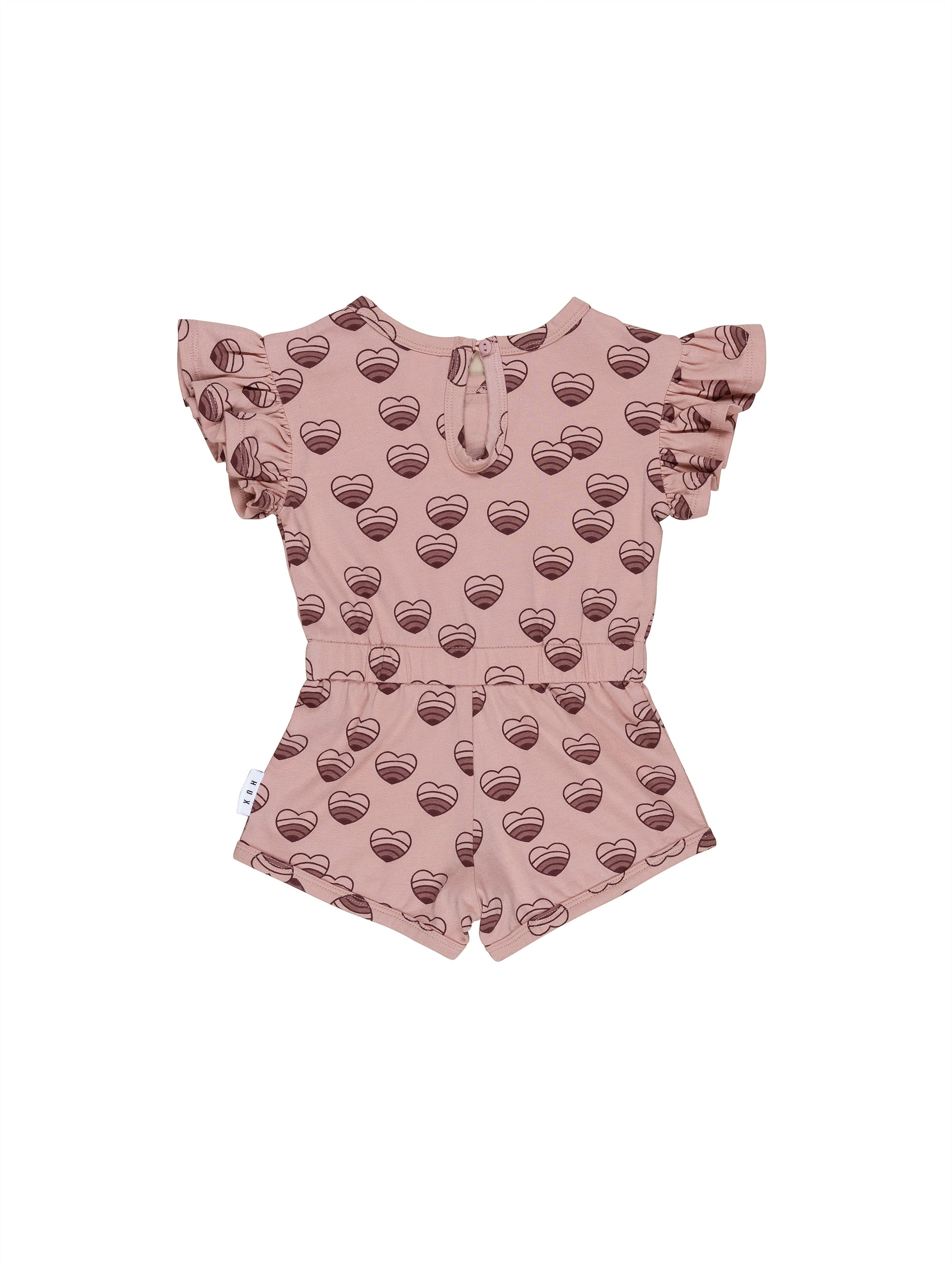 Huxbaby Rainbow Hearts Playsuit