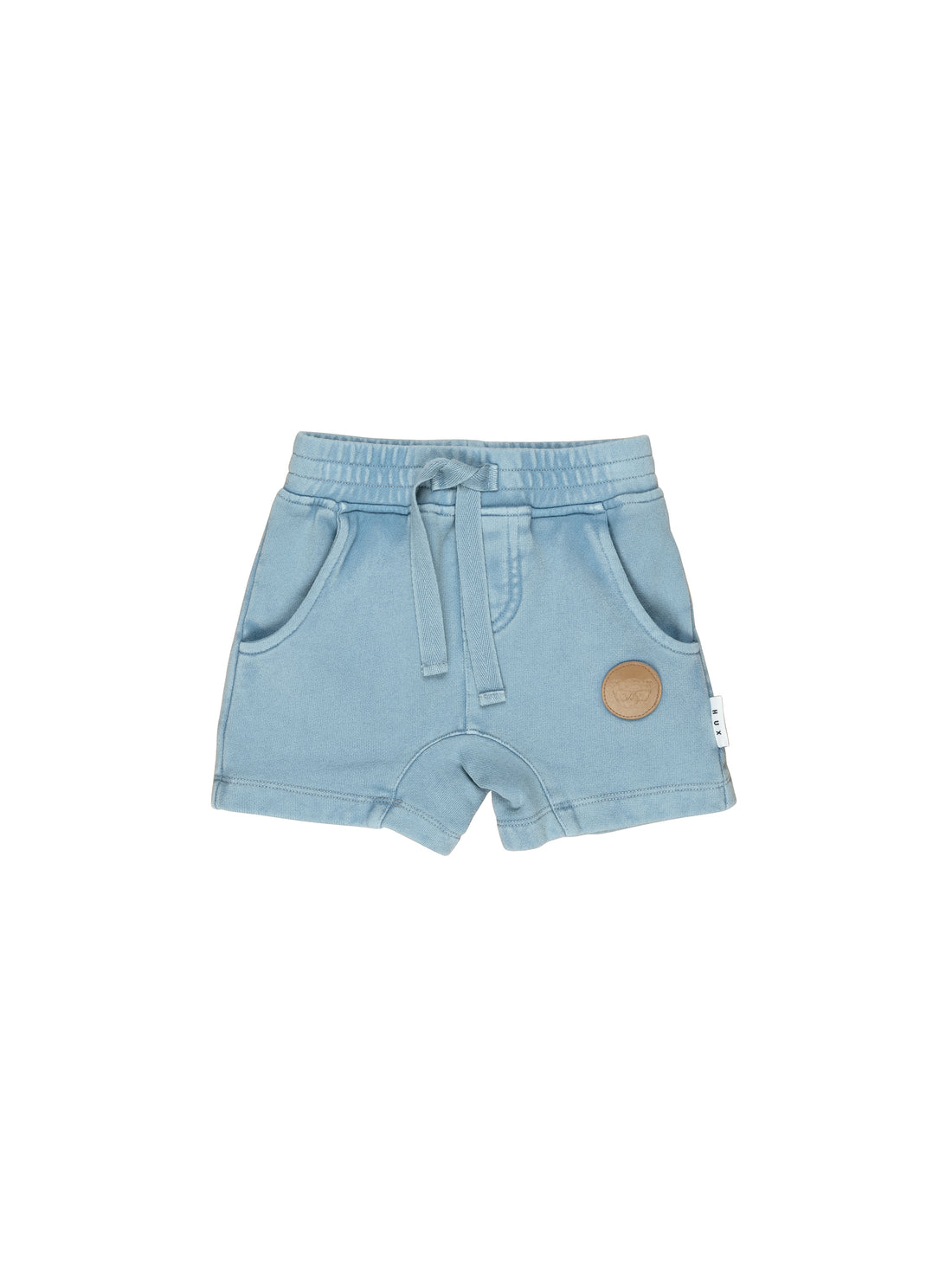 Huxbaby Vintage Terry Slouch Short - Vintage Dusty Blue