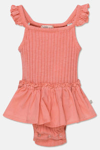 My Little Cozmo Isolda Baby Romper - Coral