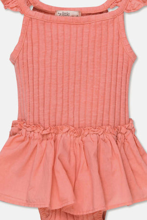 My Little Cozmo Isolda Baby Romper - Coral