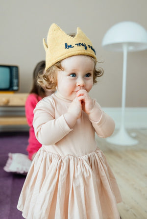 Oeuf Embroidered Crown - Sunflower