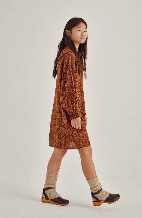 The New Society Federica Dress - Leo Print