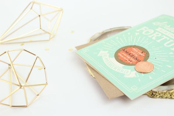 Inklings Paperie Birthday Fortune Scratch-off Card