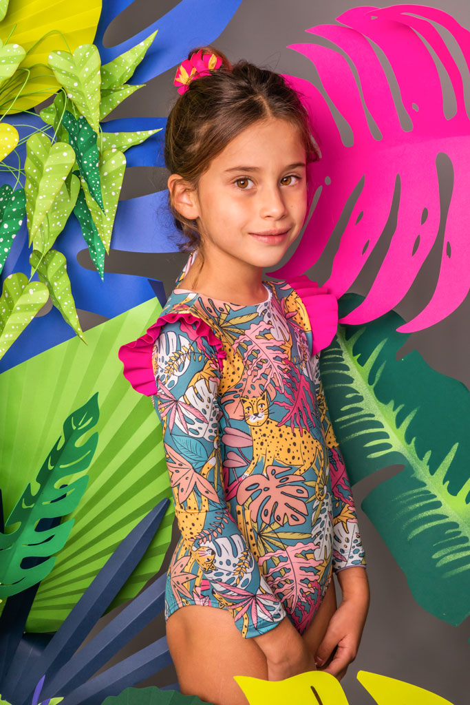 Pepita & Me Girls Wings Long-Sleeve Swimsuit - Jacinto & Jara