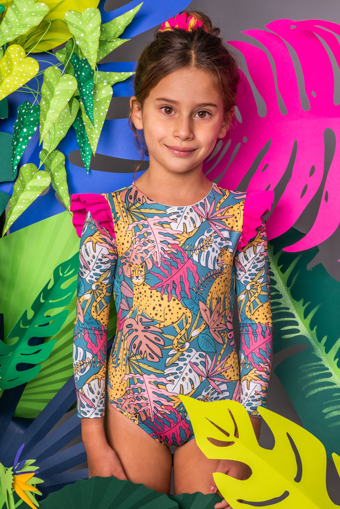 Pepita & Me Girls Wings Long-Sleeve Swimsuit - Jacinto & Jara