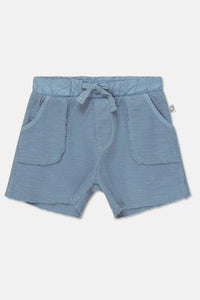 My Little Cozmo Kai Baby Bermuda Shorts - Sky Blue