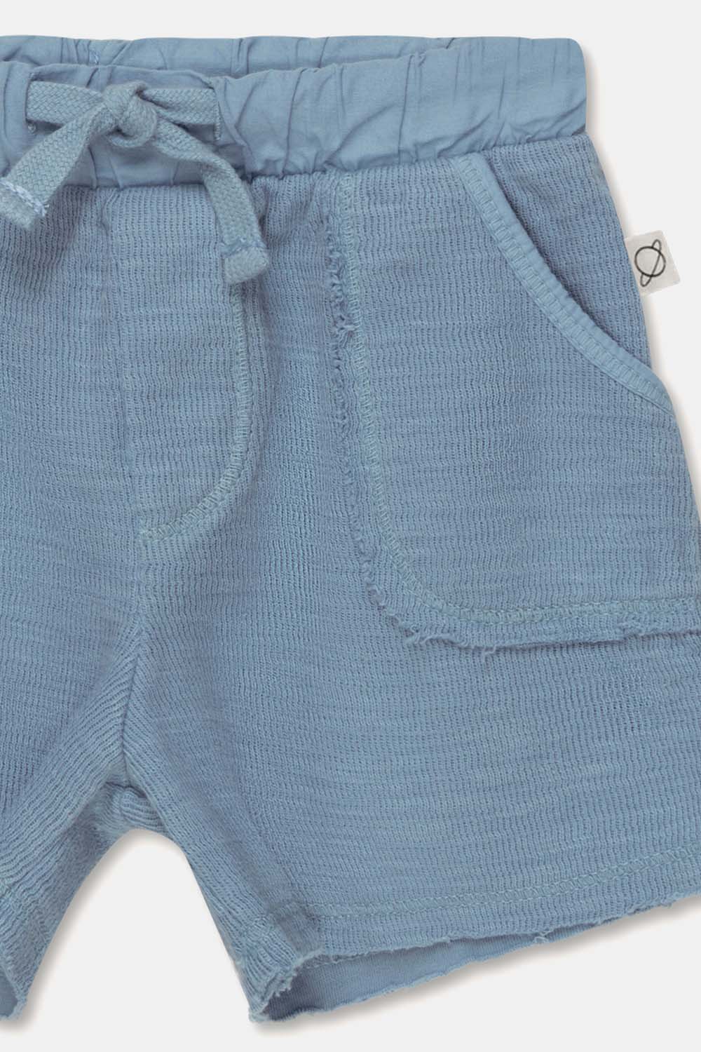 My Little Cozmo Kai Baby Bermuda Shorts - Sky Blue