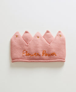 Oeuf Embroidered Crown - Peach/Papaya