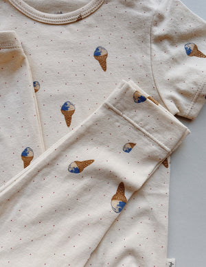 Konges Sløjd Basic Short Sleeve Body - Bunny Hug